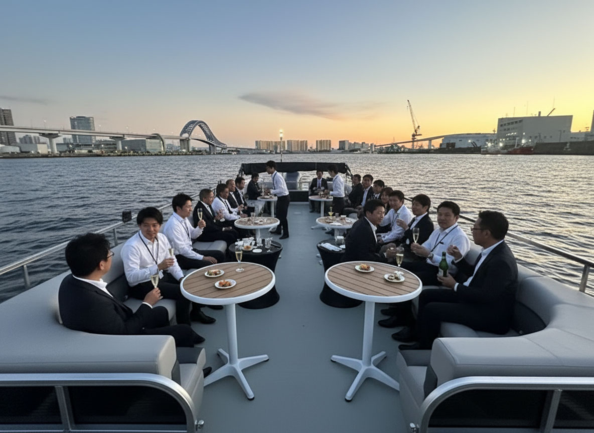 カジュアルな船上宴会・飲み会